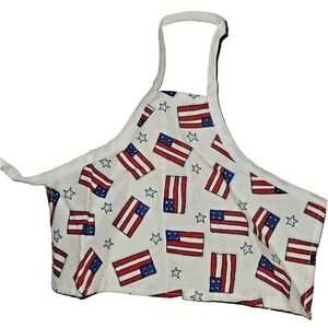Barbie Ken Apron Red White Blue 4th of July Doll Clothes Accessories RARE
